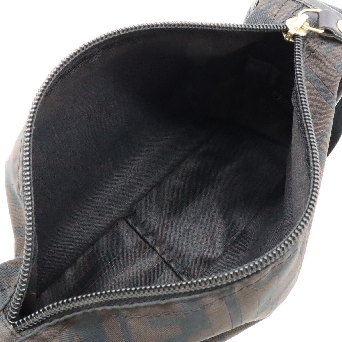 Fendi Fendi Fendi Nylon/Leather Zucca Pattern Shoulder Bag 7VA220 Canvas Crossbody Bag 7VA220 in Very Good Condition Size ONE SIZE - 7 Thumbnail