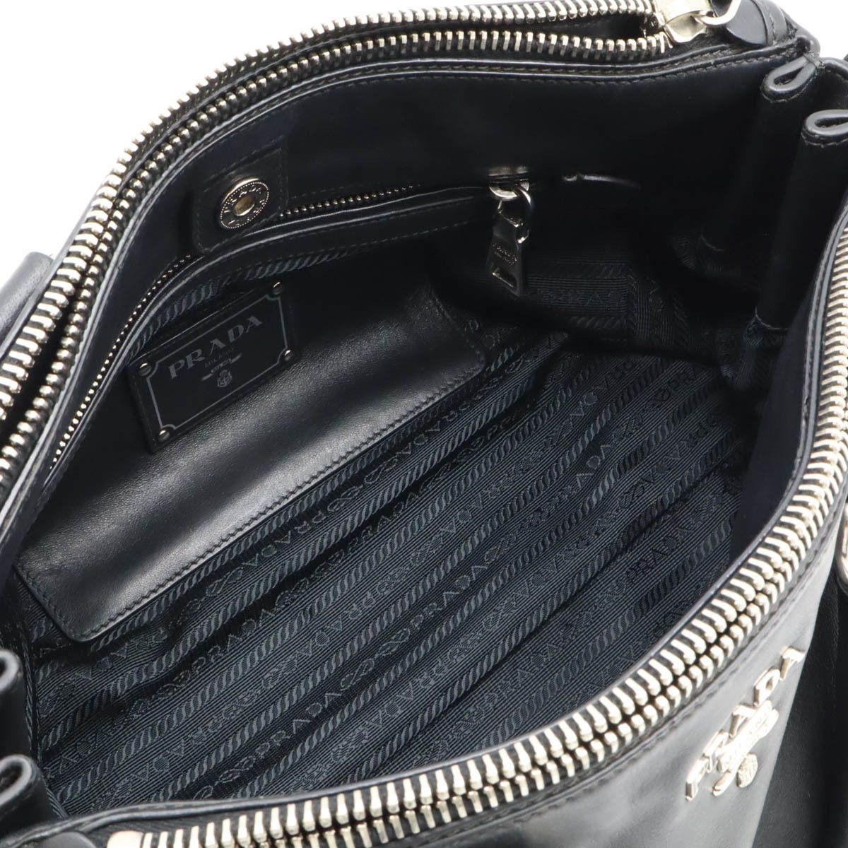 Prada Prada Prada Soft Calf Leather Handbag BN2866 Leather Handbag BN2866 in Great Condition Size ONE SIZE - 6 Thumbnail