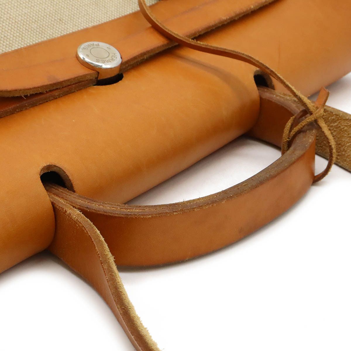Hermes Hermes Hermes Toile Ash/Calf Aile Bag MM 2WAY Handbag Canvas Handbag in Very Good Condition Size ONE SIZE - 4 Thumbnail