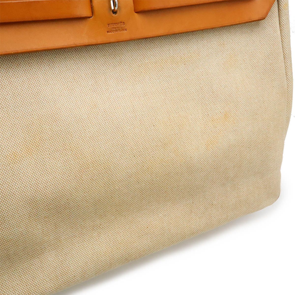Hermes Hermes Hermes Toile Ash/Calf Aile Bag MM 2WAY Handbag Canvas Handbag in Very Good Condition Size ONE SIZE - 9 Thumbnail