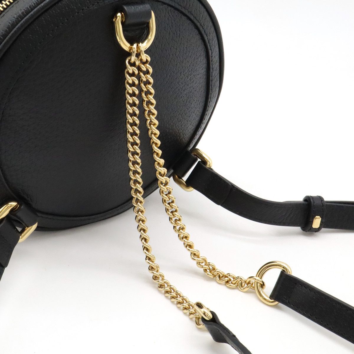 Gucci Gucci Gucci Leather Ophidia GG Marmont Round Backpack 598661 Leather Backpack 598661 in Great Condition Size ONE SIZE - 4 Thumbnail