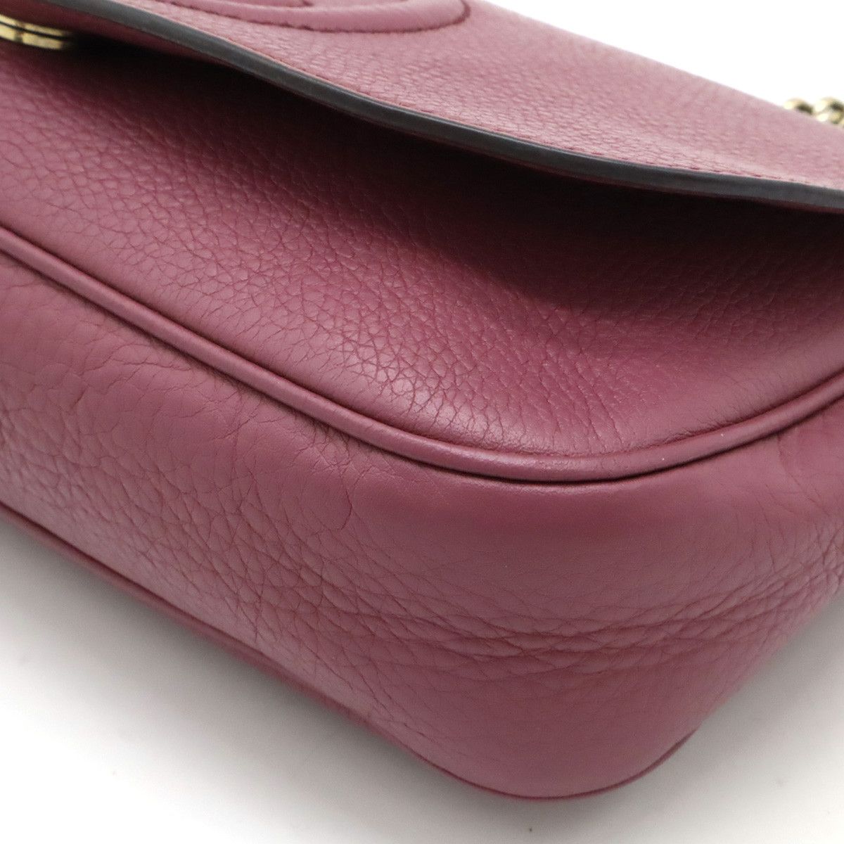 Gucci Gucci Gucci Soho Leather Fringe Tassel Chain Shoulder Bag 336752 Leather Crossbody Bag 336752 in Very Good Condition Size ONE SIZE - 3 Thumbnail