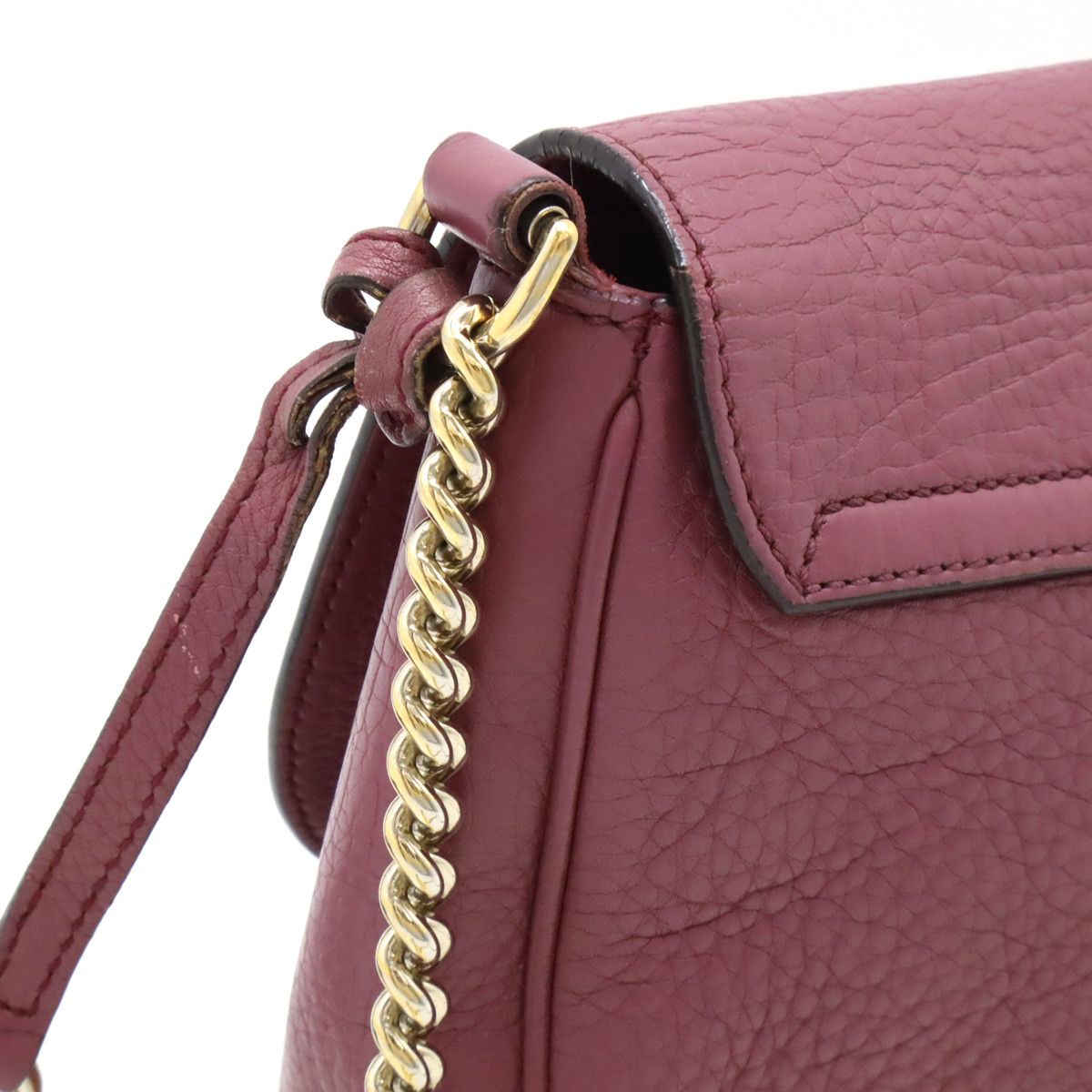 Gucci Gucci Gucci Soho Leather Fringe Tassel Chain Shoulder Bag 336752 Leather Crossbody Bag 336752 in Very Good Condition Size ONE SIZE - 4 Thumbnail