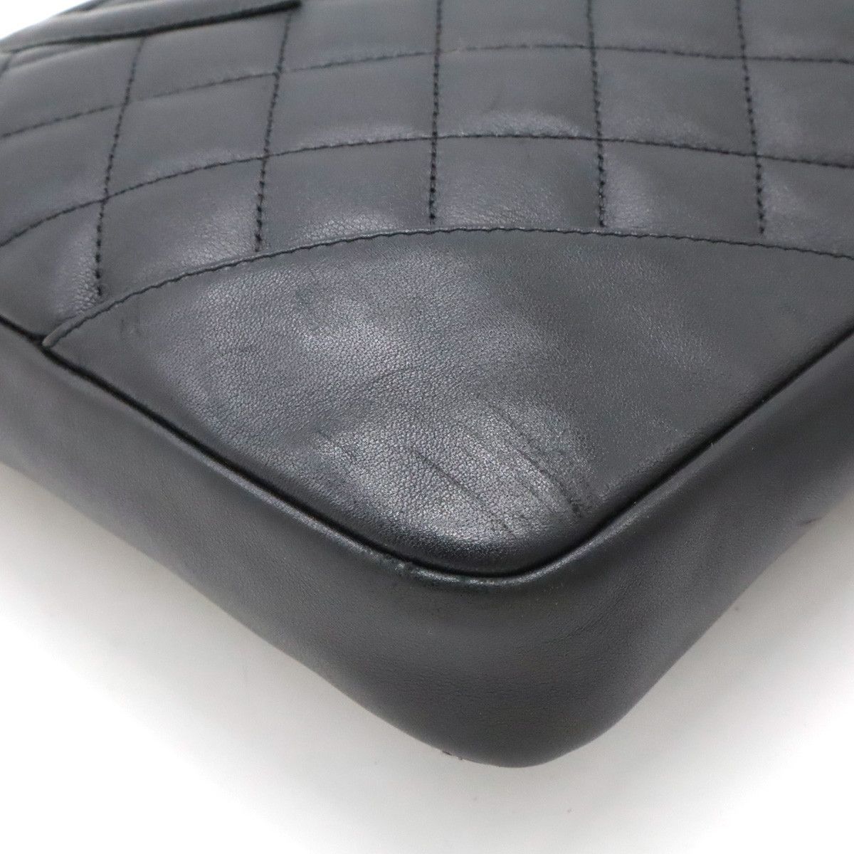Chanel Chanel Chanel Cambon Line Coco Mark Medium Pochette Shoulder Bag A25178 Leather Crossbody Bag A25178 in Very Good Condition Size ONE SIZE - 3 Thumbnail