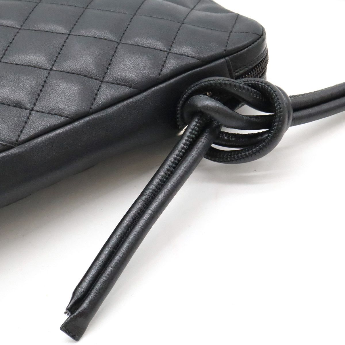 Chanel Chanel Chanel Cambon Line Coco Mark Medium Pochette Shoulder Bag A25178 Leather Crossbody Bag A25178 in Very Good Condition Size ONE SIZE - 6 Thumbnail