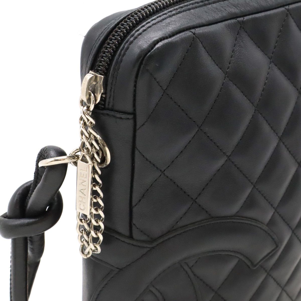 Chanel Chanel Chanel Cambon Line Coco Mark Medium Pochette Shoulder Bag A25178 Leather Crossbody Bag A25178 in Very Good Condition Size ONE SIZE - 4 Thumbnail