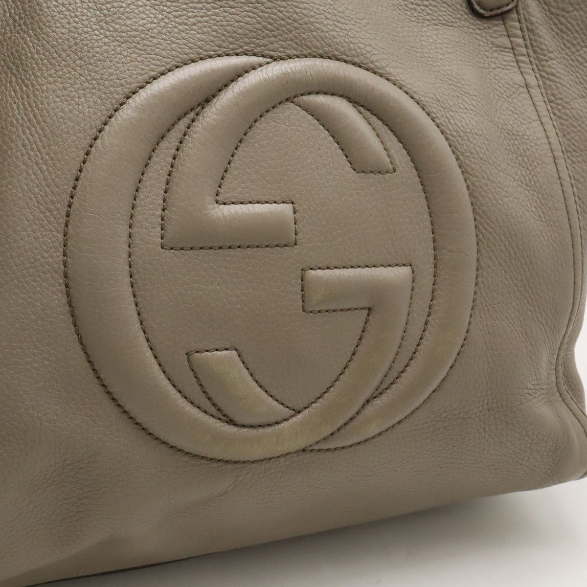 Gucci Gucci Gucci Soho Leather Tote Bag 282309 Leather Tote Bag 282309 in Very Good Condition Size ONE SIZE - 8 Thumbnail