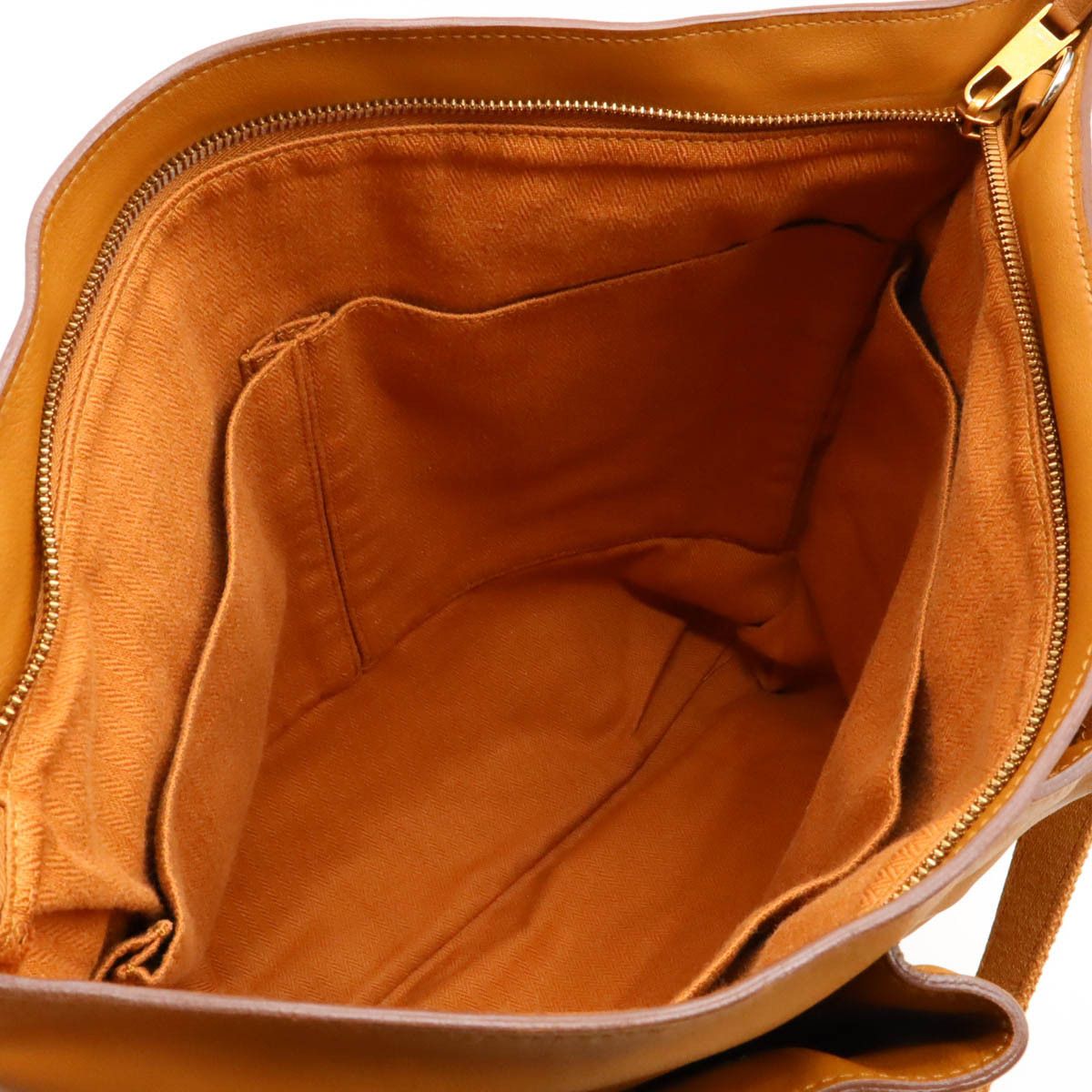 Hermes Hermes Hermes Leather Caravan Vertical MM Tote Bag Leather Tote Bag in Very Good Condition Size ONE SIZE - 6 Thumbnail