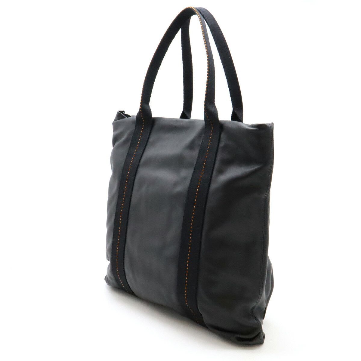 Hermes Hermes Hermes Leather Caravan Vertical MM Tote Bag Leather Tote Bag in Great Condition Size ONE SIZE - 2 Thumbnail