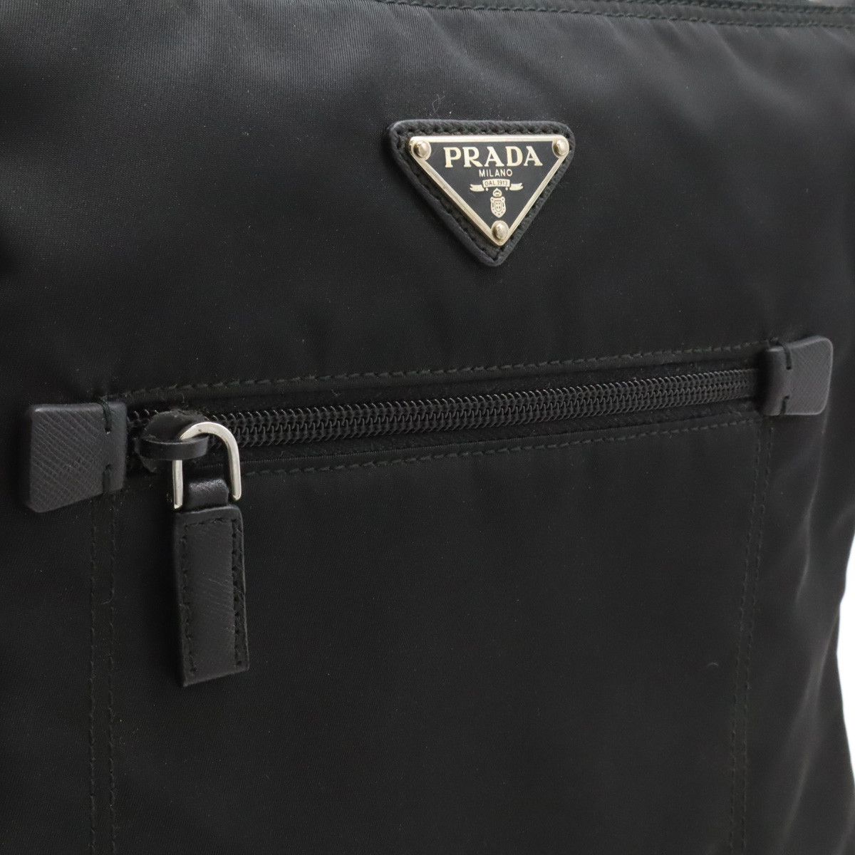 Prada Prada Prada Nylon/Leather Shoulder Bag BT0715 Canvas Crossbody Bag BT0715 in Great Condition Size ONE SIZE - 8 Thumbnail