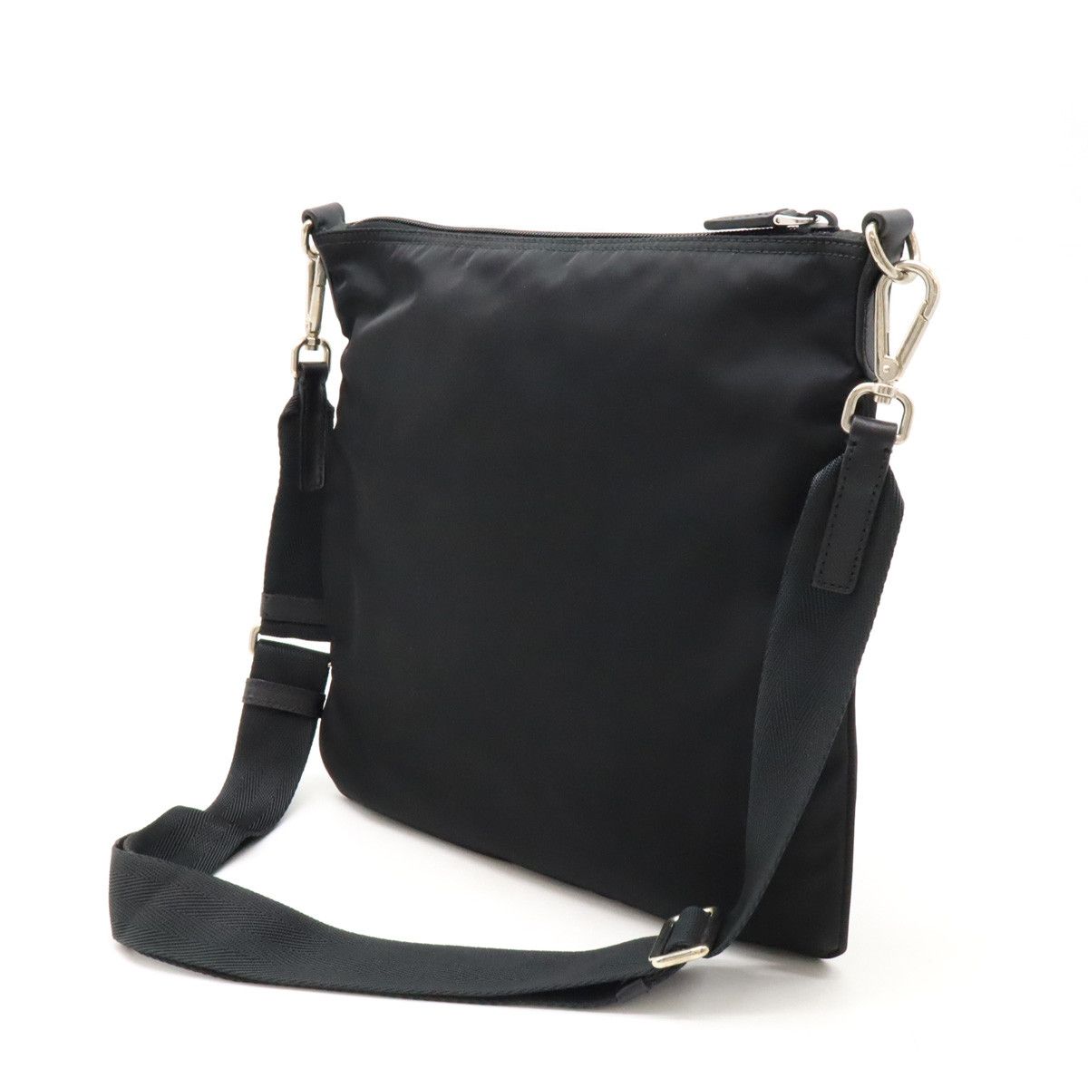 Prada Prada Prada Nylon/Leather Shoulder Bag BT0715 Canvas Crossbody Bag BT0715 in Great Condition Size ONE SIZE - 2 Thumbnail