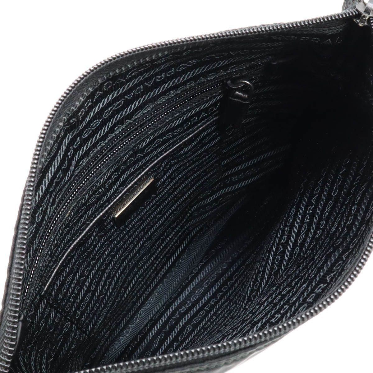 Prada Prada Prada Nylon/Leather Shoulder Bag BT0715 Canvas Crossbody Bag BT0715 in Great Condition Size ONE SIZE - 5 Thumbnail