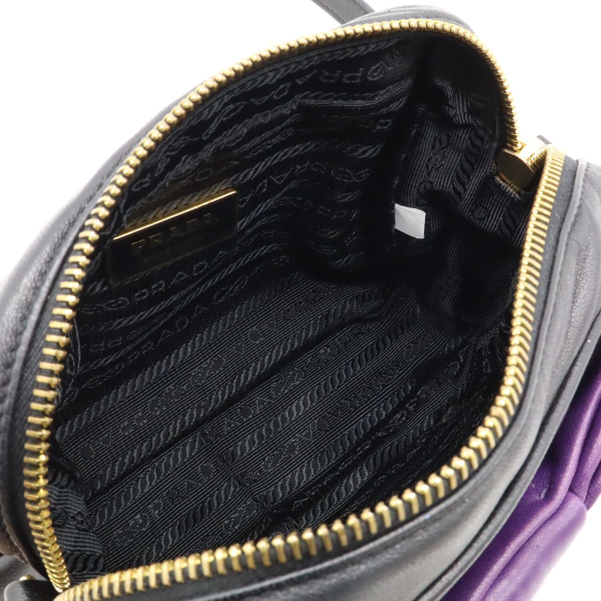 Prada Prada Prada Nappa Leather Ribbon Motif Shoulder Bag BP0166 Leather Crossbody Bag BP0166 in Very Good Condition Size ONE SIZE - 6 Thumbnail