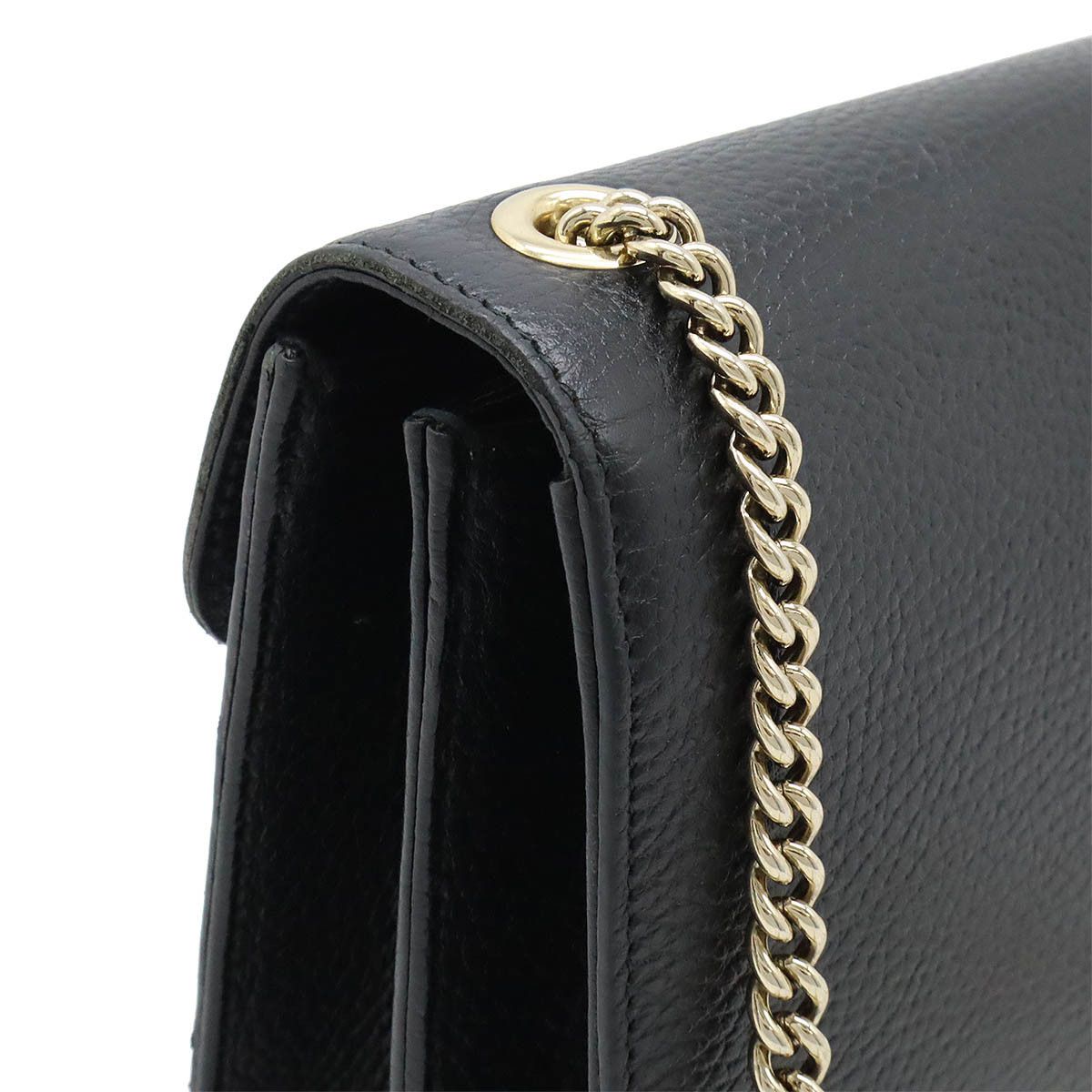 Gucci Gucci Gucci Leather Interlocking G Chain Shoulder Bag 510304 Leather Shoulder Bag 510304 in Great Condition Size ONE SIZE - 4 Thumbnail