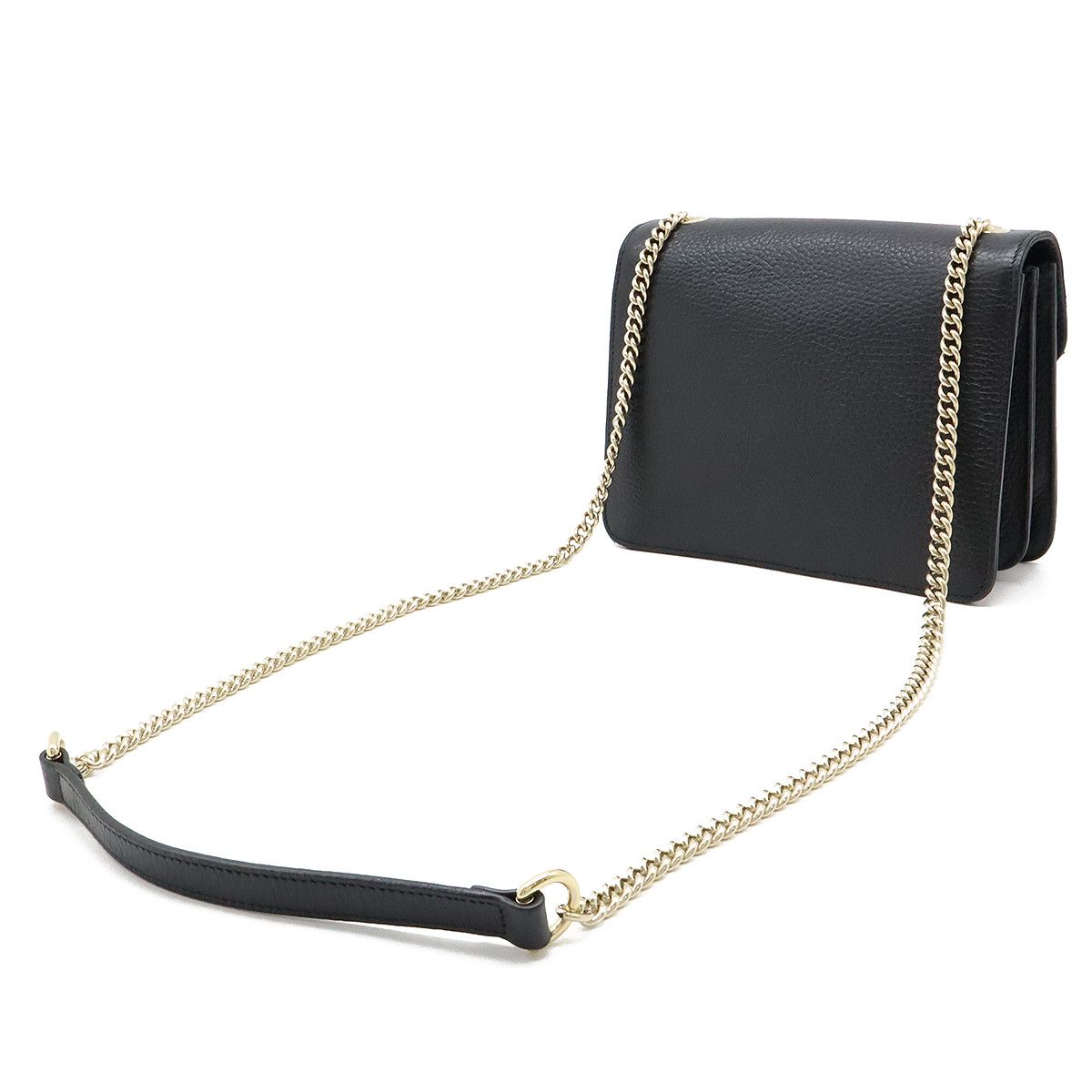 Gucci Gucci Gucci Leather Interlocking G Chain Shoulder Bag 510304 Leather Shoulder Bag 510304 in Great Condition Size ONE SIZE - 2 Thumbnail
