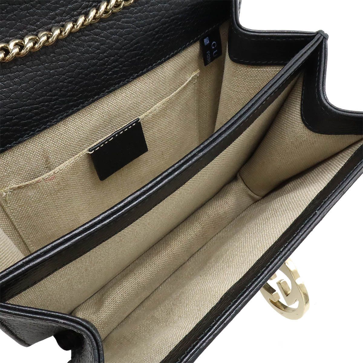 Gucci Gucci Gucci Leather Interlocking G Chain Shoulder Bag 510304 Leather Shoulder Bag 510304 in Great Condition Size ONE SIZE - 6 Thumbnail
