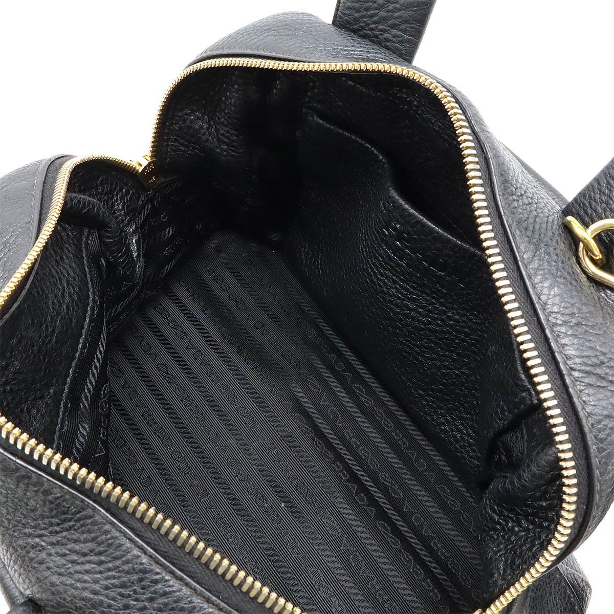 Prada Prada Prada Leather Handbag with Punching Logo 1BB078 Leather Handbag 1BB078 in Great Condition Size ONE SIZE - 6 Thumbnail