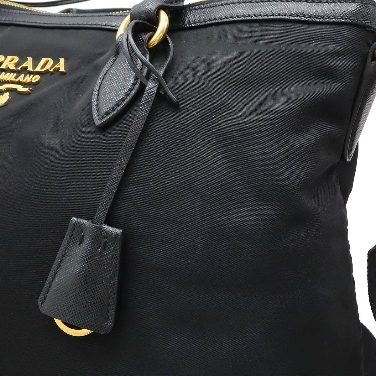 Prada Prada Prada Nylon/Leather 2WAY Tote Bag 1BC060 Canvas Tote Bag 1BC060 in Great Condition Size ONE SIZE - 8 Thumbnail