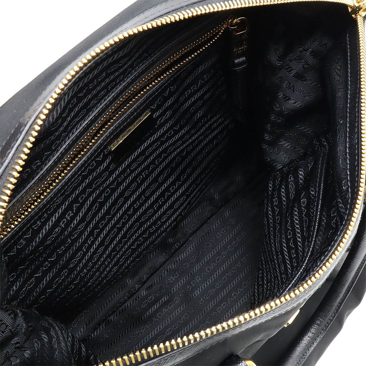 Prada Prada Prada Nylon/Leather 2WAY Tote Bag 1BC060 Canvas Tote Bag 1BC060 in Great Condition Size ONE SIZE - 7 Thumbnail