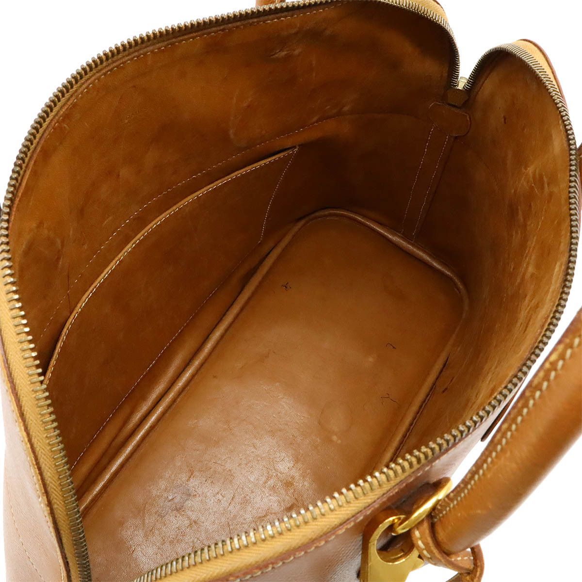 Hermes Hermes Hermes Bolide 35 Handbag 2WAY Light Brown Leather Leather Handbag in Good Condition Size ONE SIZE - 8 Thumbnail