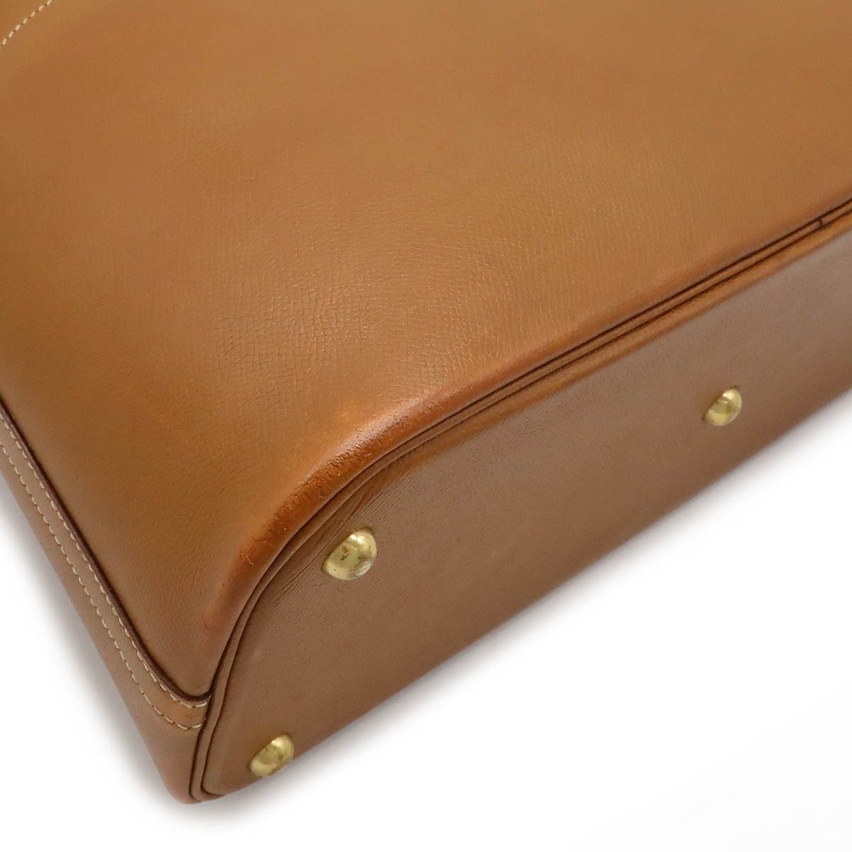 Hermes Hermes Hermes Bolide 35 Handbag 2WAY Light Brown Leather Leather Handbag in Good Condition Size ONE SIZE - 3 Thumbnail