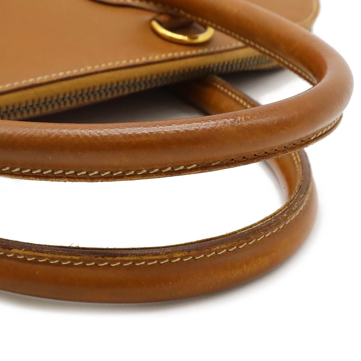 Hermes Hermes Hermes Bolide 35 Handbag 2WAY Light Brown Leather Leather Handbag in Good Condition Size ONE SIZE - 5 Thumbnail
