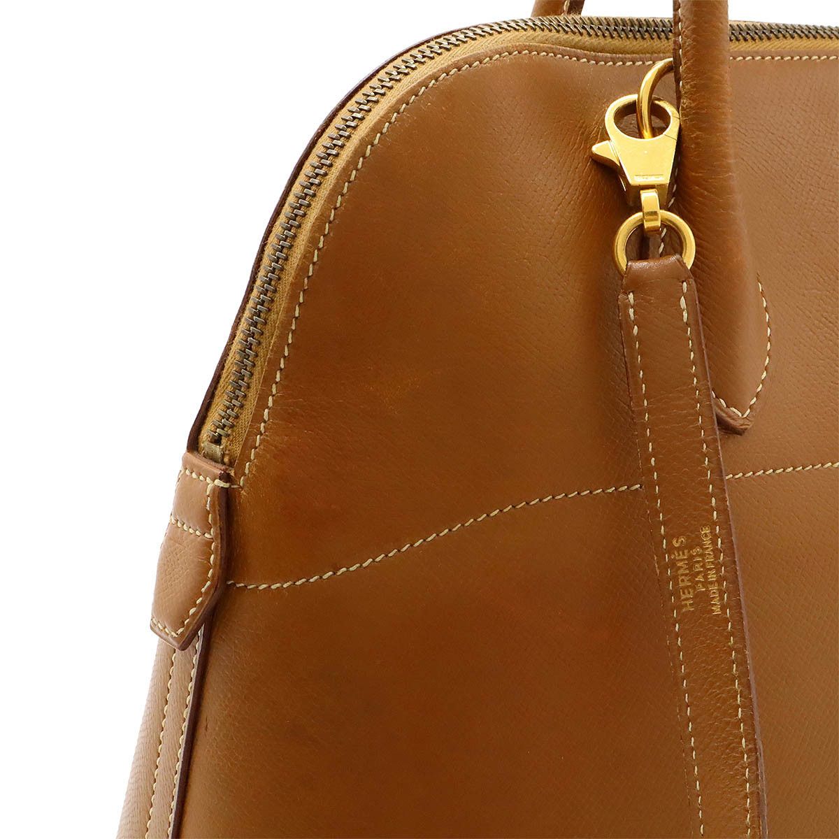 Hermes Hermes Hermes Bolide 35 Handbag 2WAY Light Brown Leather Leather Handbag in Good Condition Size ONE SIZE - 6 Thumbnail