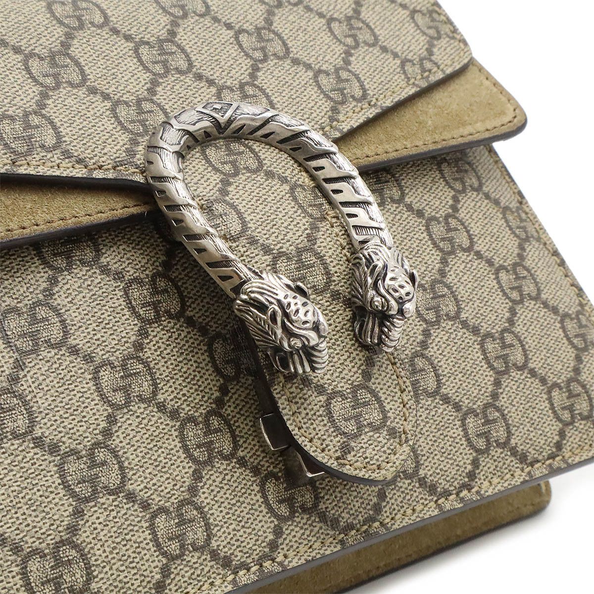 Gucci Gucci Gucci Dionysus GG Supreme Chain Shoulder Bag PVC Suede Canvas Shoulder Bag 421970 in Very Good Condition Size ONE SIZE - 9 Thumbnail