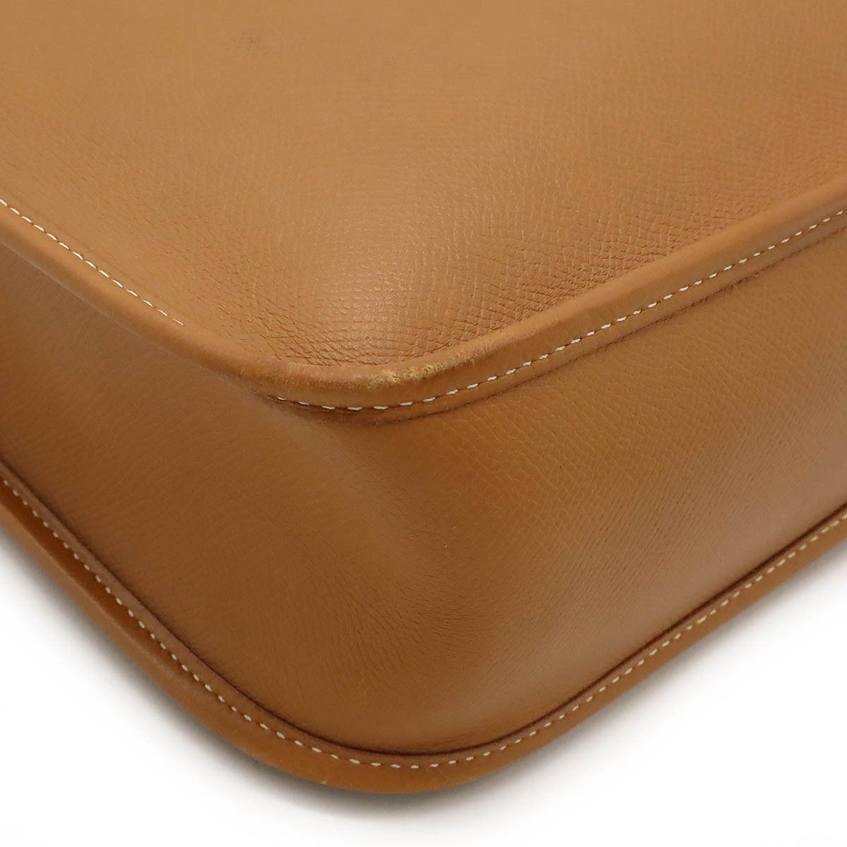 Hermes Hermes Hermes Vespa PM Shoulder Bag Brown Leather Leather Shoulder Bag in Very Good Condition Size ONE SIZE - 3 Thumbnail