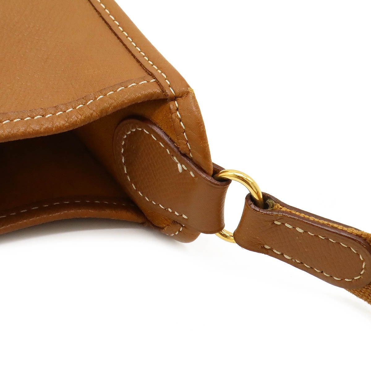 Hermes Hermes Hermes Vespa PM Shoulder Bag Brown Leather Leather Shoulder Bag in Very Good Condition Size ONE SIZE - 4 Thumbnail