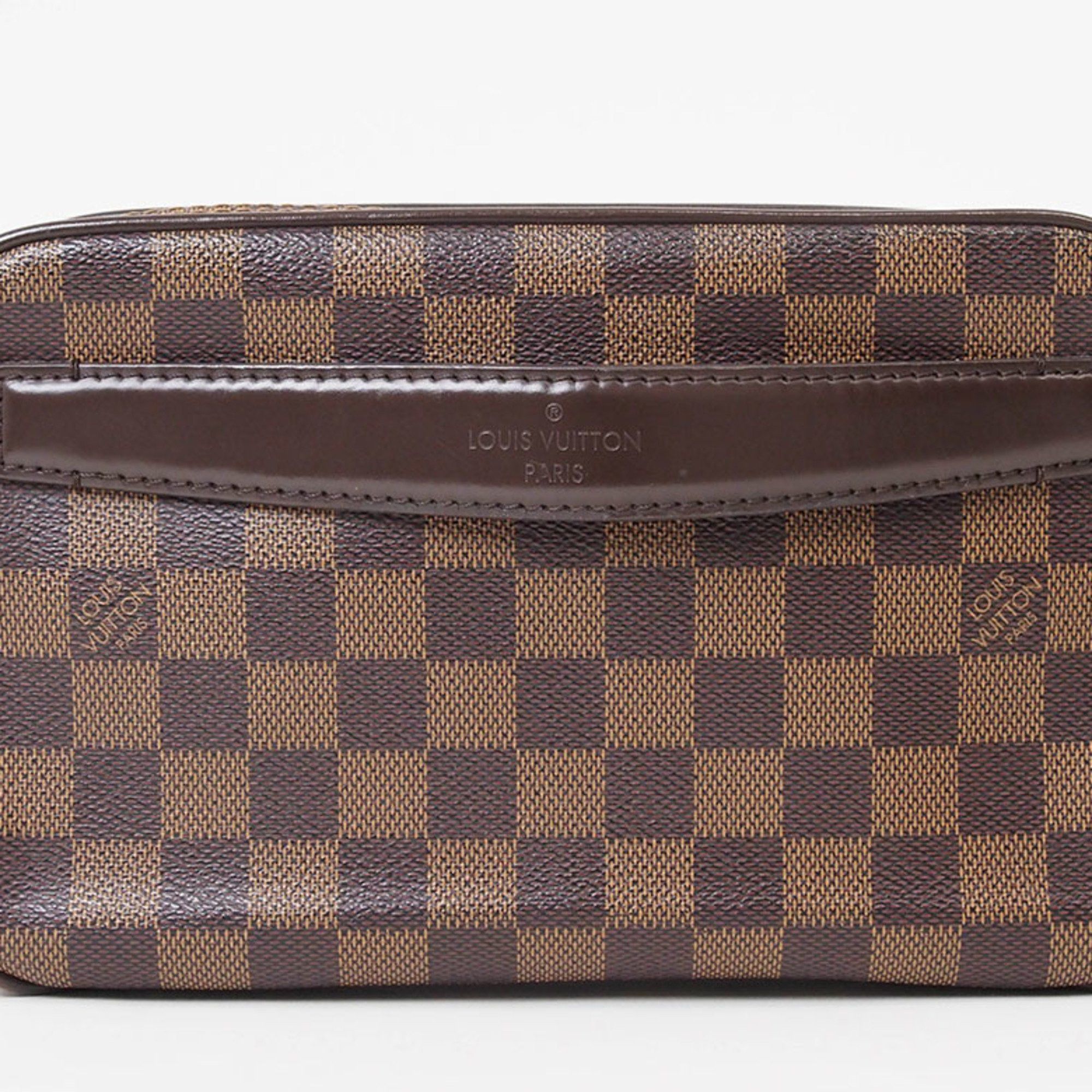 Louis Vuitton Louis Vuitton Pochette Saint Paul Clutch Bag Damier Ebene N41219 Men's Canvas LOUIS VUITTON Size ONE SIZE - 3 Thumbnail