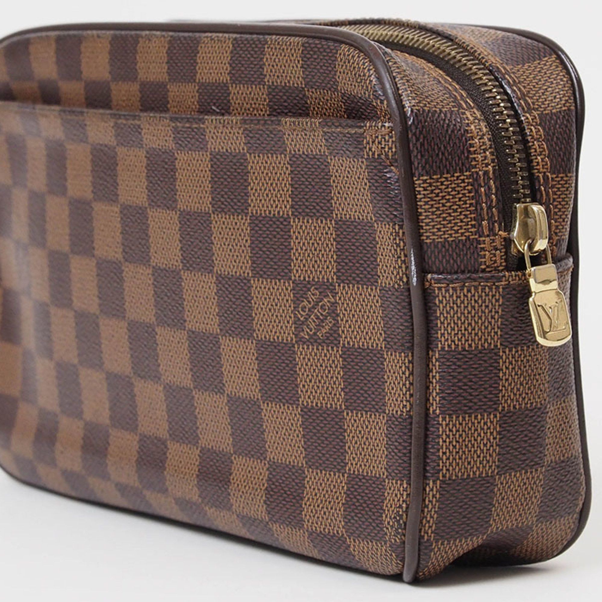 Louis Vuitton Louis Vuitton Pochette Saint Paul Clutch Bag Damier Ebene N41219 Men's Canvas LOUIS VUITTON Size ONE SIZE - 2 Thumbnail