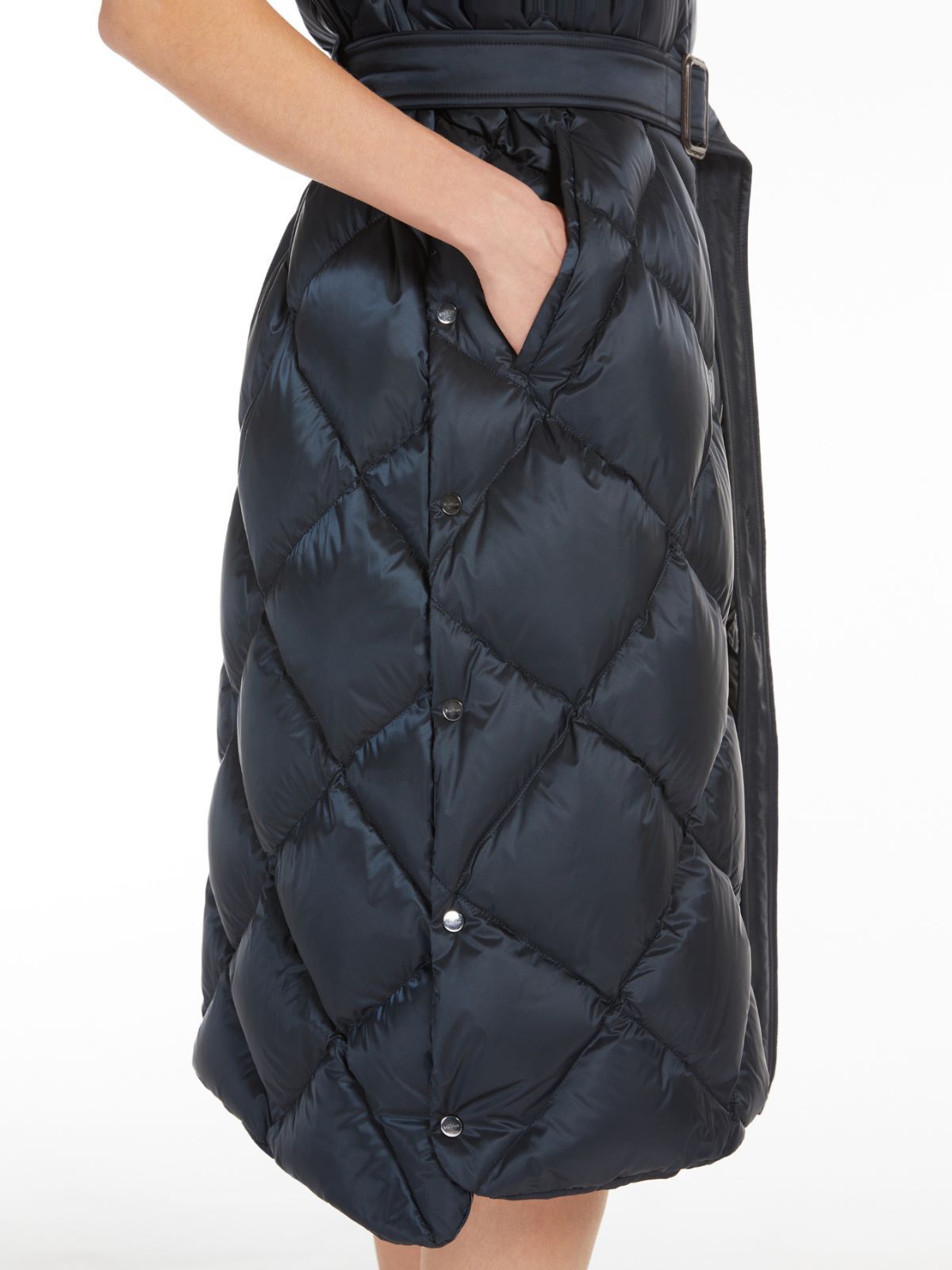 Max Mara Tregil waterproof quilted long down vest Size XS / US 0-2 / IT 36-38 - 4 Thumbnail