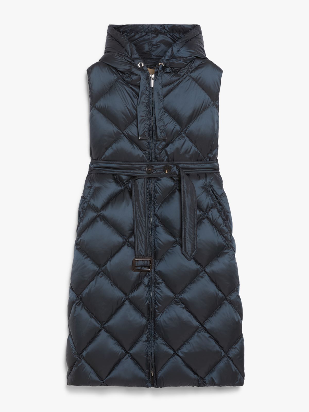 Max Mara Tregil waterproof quilted long down vest Size XS / US 0-2 / IT 36-38 - 5 Thumbnail