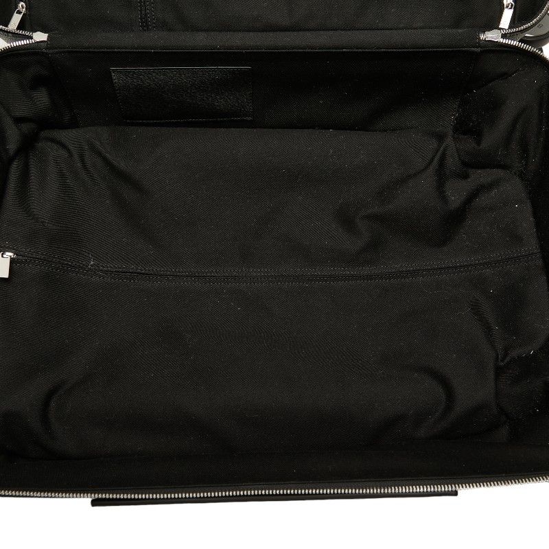 Other Other Berluti x Globe-Trotter Trunk Carry Bag Black PVC Leather Canvas Travel Bag in Very Good Condition Size ONE SIZE - 9 Thumbnail