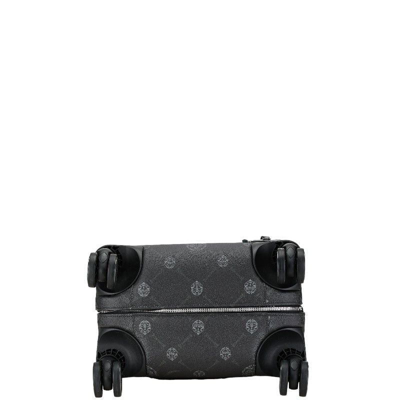 Other Other Berluti x Globe-Trotter Trunk Carry Bag Black PVC Leather Canvas Travel Bag in Very Good Condition Size ONE SIZE - 4 Thumbnail