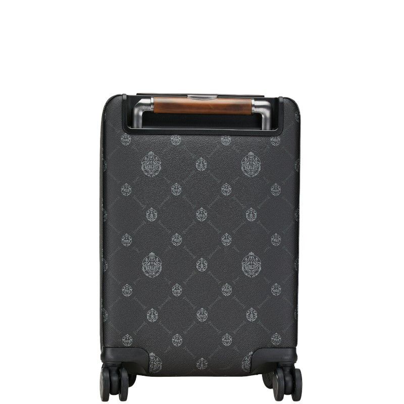 Other Other Berluti x Globe-Trotter Trunk Carry Bag Black PVC Leather Canvas Travel Bag in Very Good Condition Size ONE SIZE - 3 Thumbnail