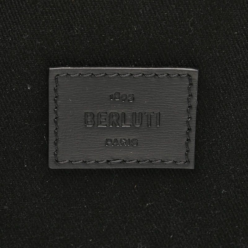 Other Other Berluti x Globe-Trotter Trunk Carry Bag Black PVC Leather Canvas Travel Bag in Very Good Condition Size ONE SIZE - 10 Thumbnail