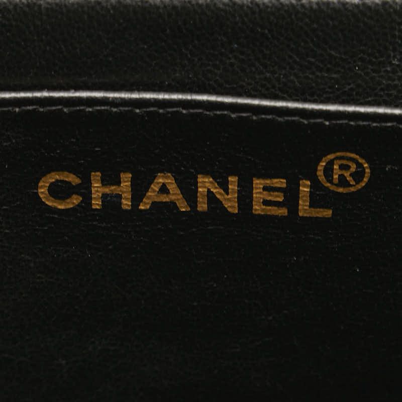 Chanel Chanel Chanel Coco Mark Matelasse Chain Shoulder Bag Leather Black Leather Shoulder Bag in Good Condition Size ONE SIZE - 8 Thumbnail