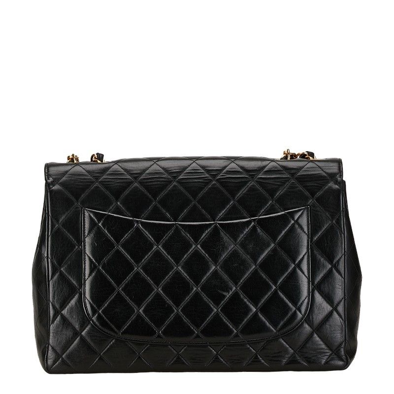 Chanel Chanel Chanel Coco Mark Matelasse Chain Shoulder Bag Leather Black Leather Shoulder Bag in Good Condition Size ONE SIZE - 3 Thumbnail