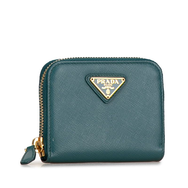 Prada Prada Prada 1M0268 Saffiano Coin Case Leather Coin Case 1M0268 DUTY FREE for USA Size ONE SIZE - 2 Thumbnail
