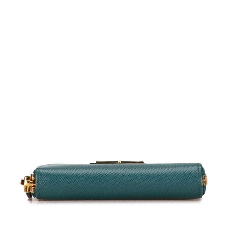 Prada Prada Prada 1M0268 Saffiano Coin Case Leather Coin Case 1M0268 DUTY FREE for USA Size ONE SIZE - 4 Thumbnail