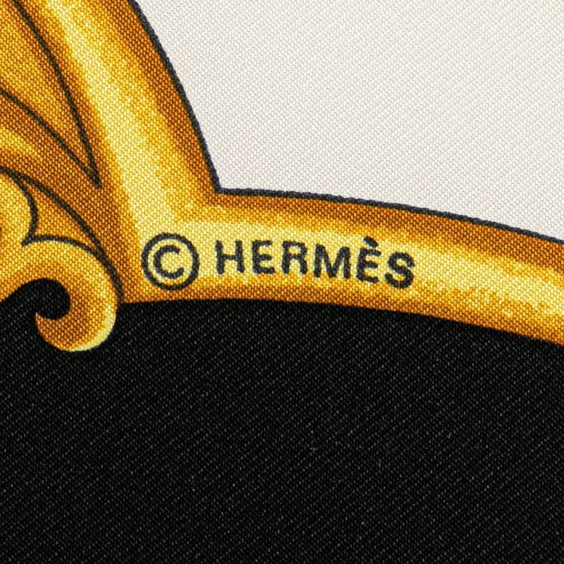 Hermes Hermes Hermes Silk Scarf LES CHEVAUX DES MOGHOLS Canvas Scarf in Great Condition Size ONE SIZE - 5 Thumbnail