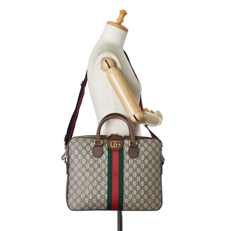 Gucci Gucci Gucci Ophidia 2WAY Handbag PVC Leather 574793 Canvas Handbag 574793 Size ONE SIZE - 12 Thumbnail