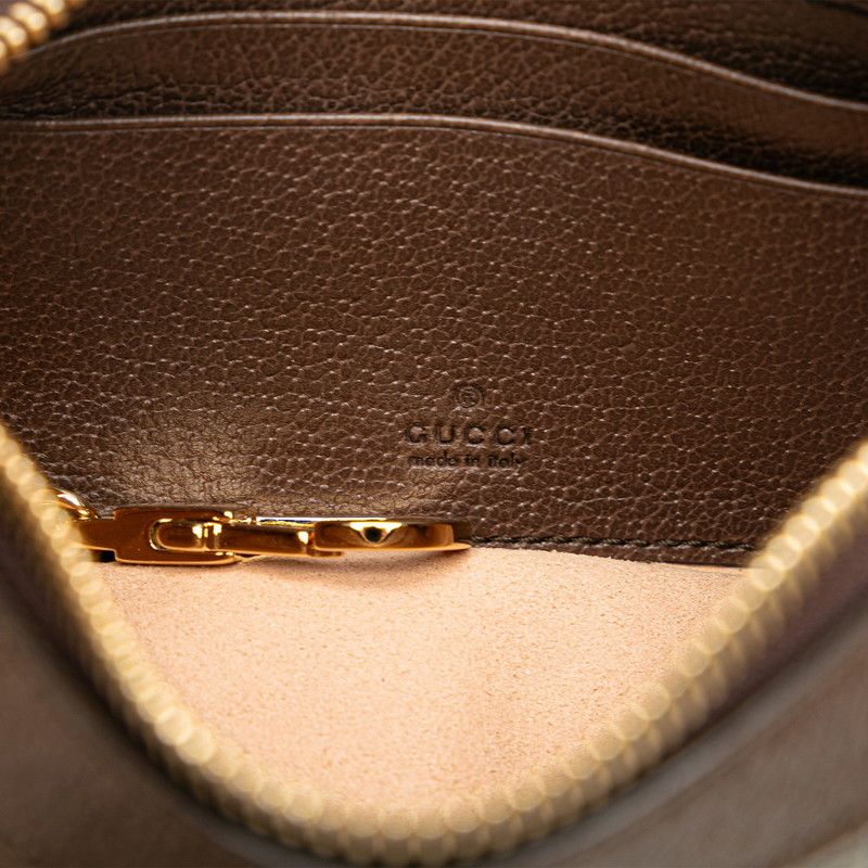 Gucci Gucci GUCCI PVC Leather Ophidia Half Moon 2way Bag Beige Brown 658551 Leather Handbag 658551 Size ONE SIZE - 7 Thumbnail