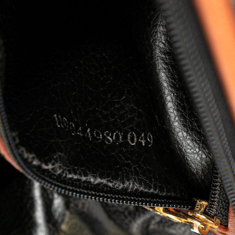 Fendi Fendi Fendi Pequin Mini Boston Bag 2WAY Brown Black PVC Leather Canvas Handbag 22269388 in Very Good Condition Size ONE SIZE - 8 Thumbnail