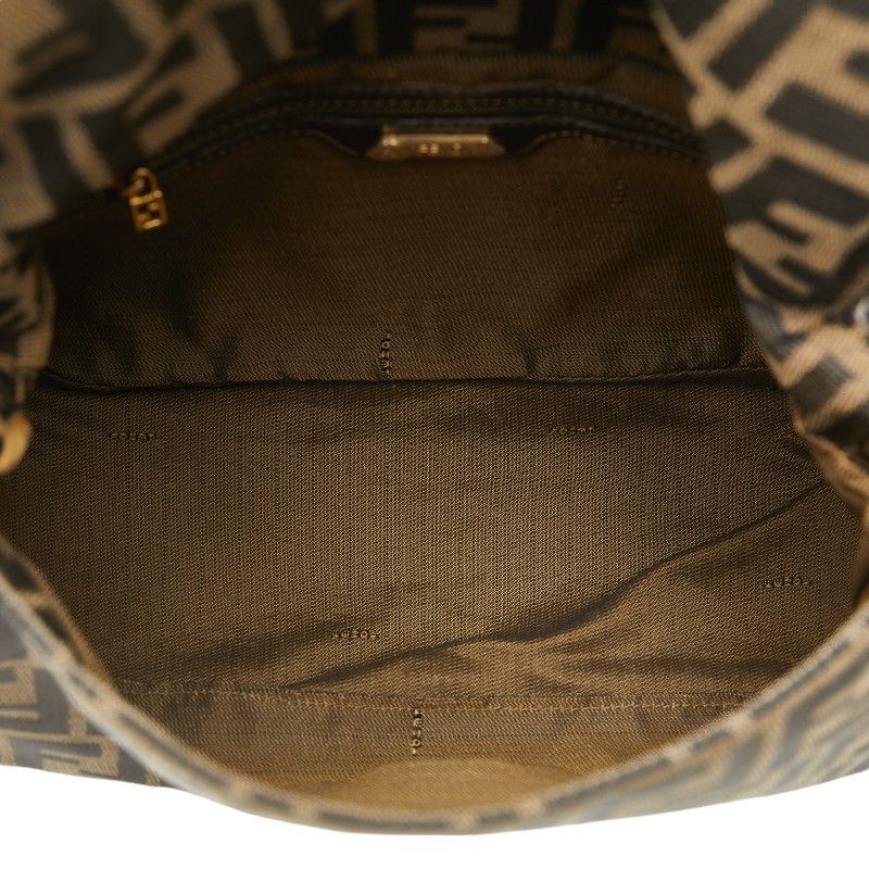 Fendi Fendi Fendi Canvas Leather Mamma Bucket Shoulder Bag Canvas Shoulder Bag in Very Good Condition Size ONE SIZE - 6 Thumbnail