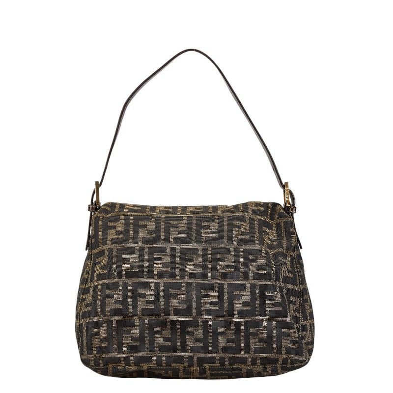 Fendi Fendi Fendi Canvas Leather Mamma Bucket Shoulder Bag Canvas Shoulder Bag in Very Good Condition Size ONE SIZE - 3 Thumbnail