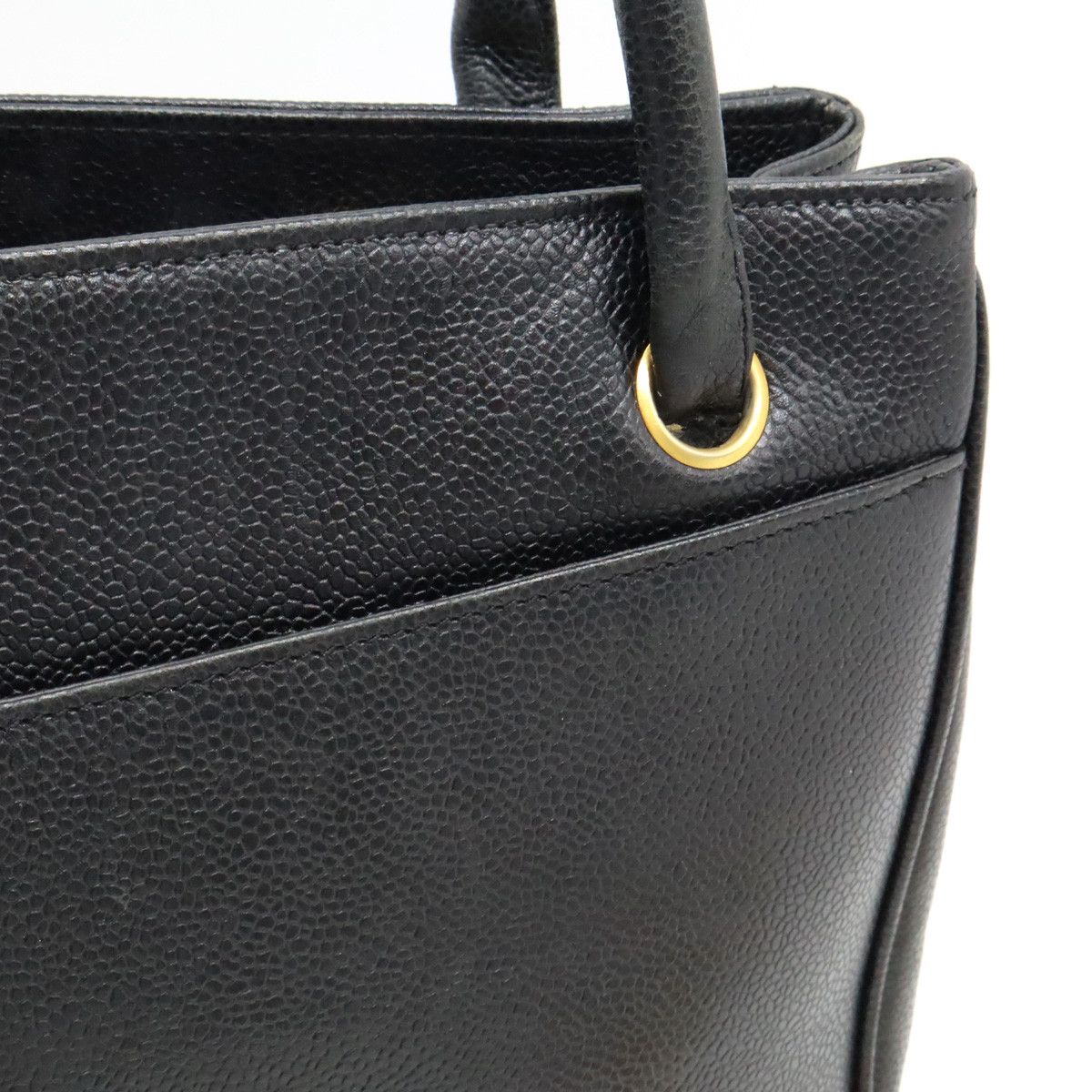 Chanel Chanel Chanel Caviar Skin Coco Mark 2way Tote Bag Leather Shoulder Bag Size ONE SIZE - 7 Thumbnail