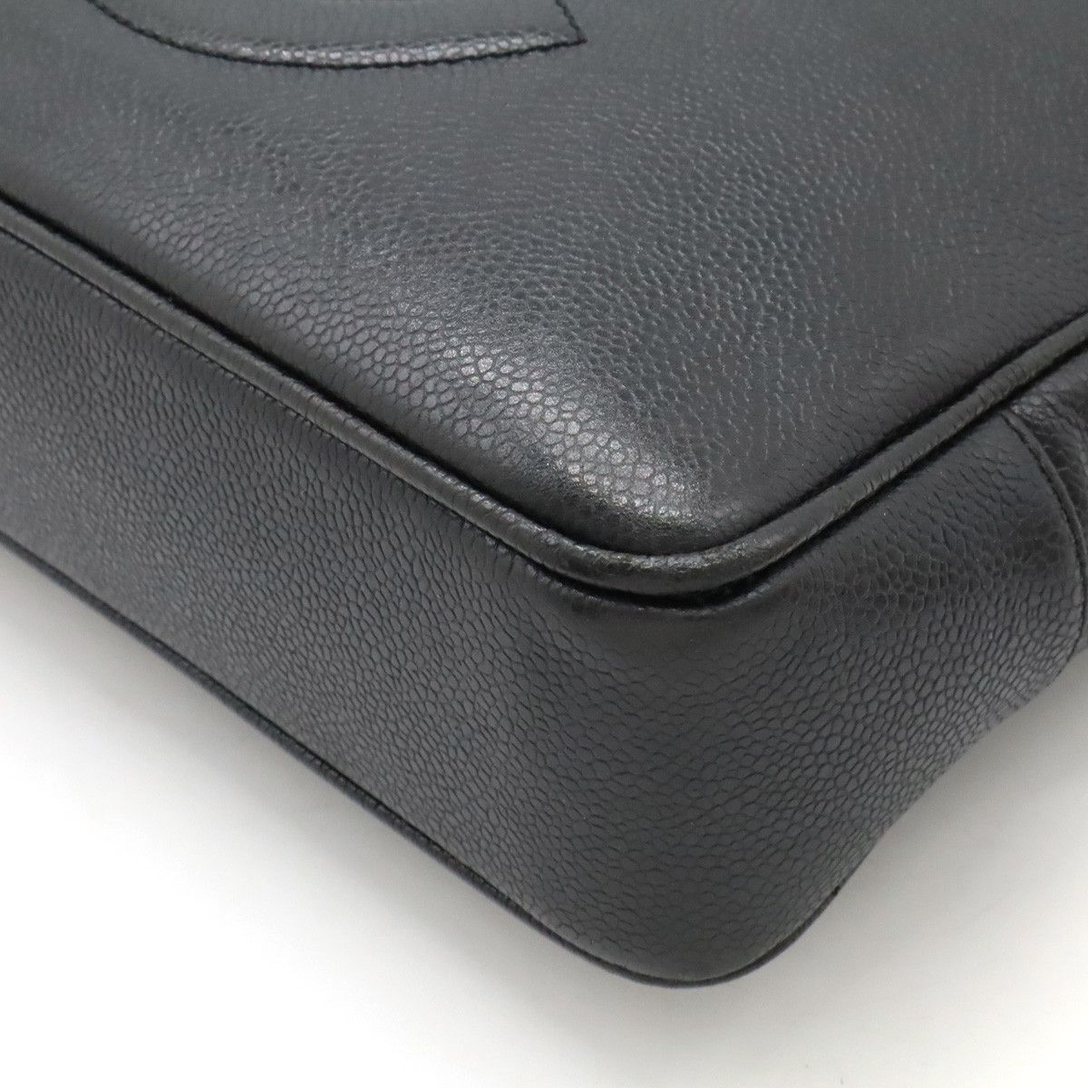 Chanel Chanel Chanel Caviar Skin Coco Mark 2way Tote Bag Leather Shoulder Bag Size ONE SIZE - 3 Thumbnail
